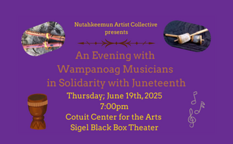 An Enening with Wampanoag Musicians